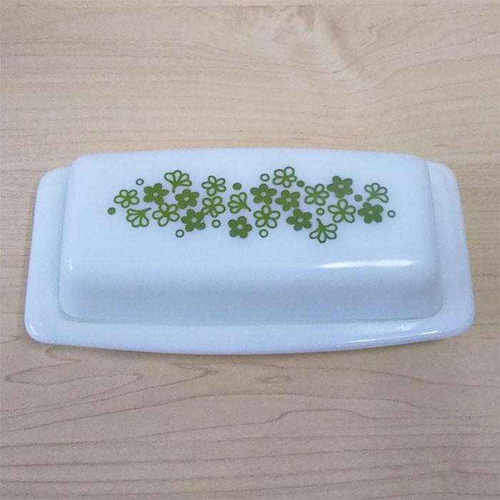 OLD PYREX バターケースクレイジーデイジースプリングブロッサム