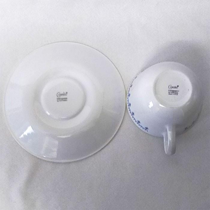 CORELLE（コレール） スノーフレーク カップ＆ソーサー ビンテージ