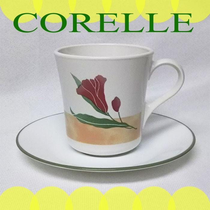 CORELLE（コレール） カップ＆ソーサー フラワー 花柄 マグカップ