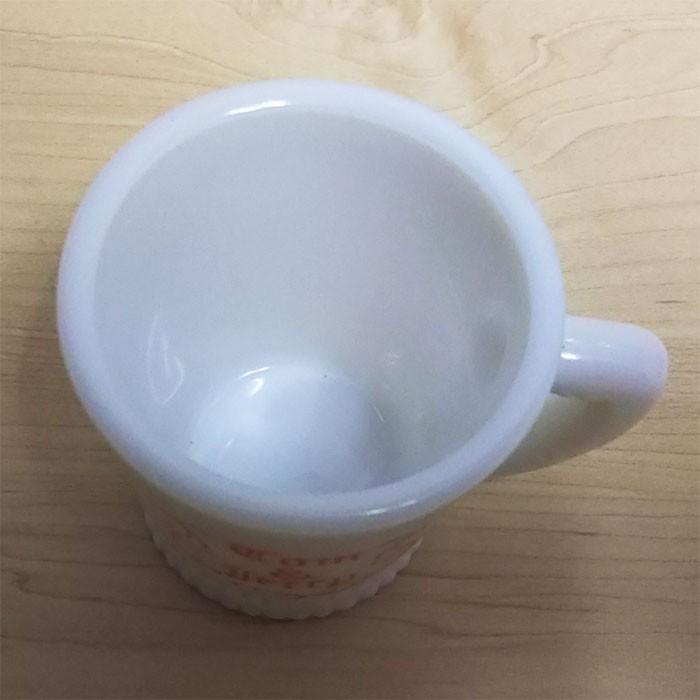 Mccoy社マッキー Tom&Jerry エッグノッグマグ RED ミルクガラス