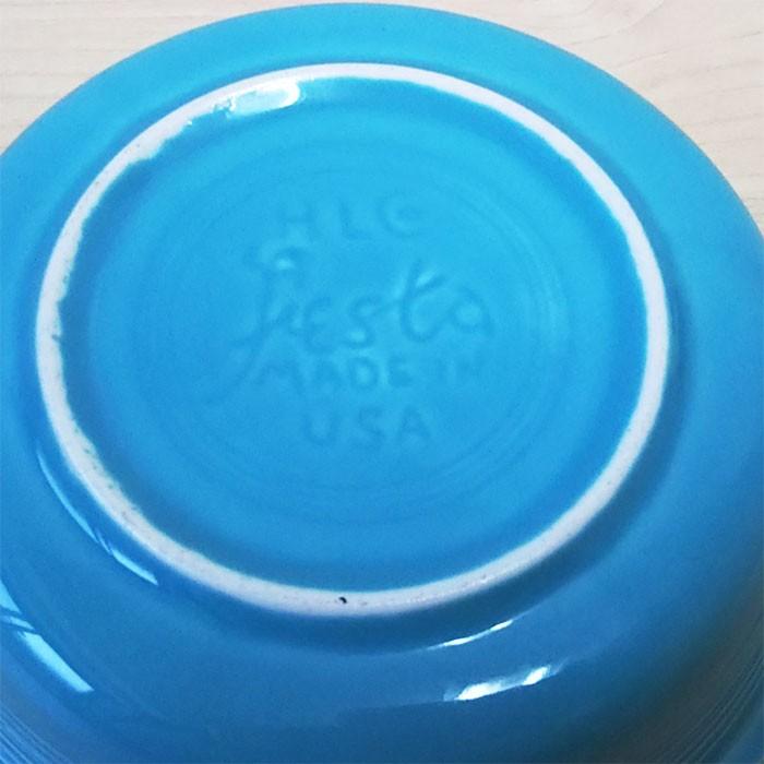 ホーマー・ラフリン社FIESTAフィエスタ ボウル ターコイズ 輸入食器