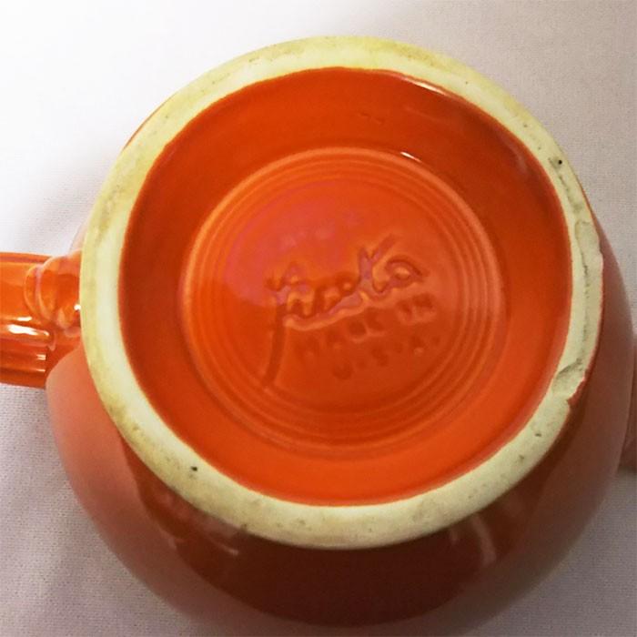 ＦＩＥＳＴＡフィエスタ　ティーポット蓋無し　アメリカンビンテージ食器　ホーマーラフリン_2