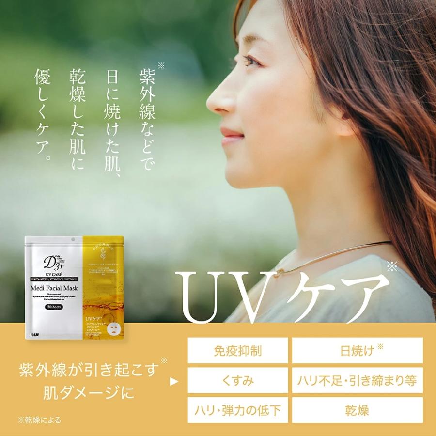 エクソソーム シートマスク ヒト幹細胞 エイジングケア UVケア D3+