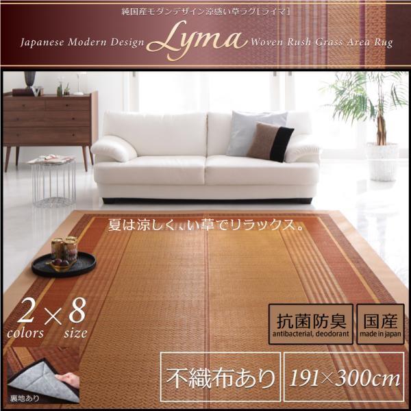 ベージュ ライマ 不織布あり 191x300cm 純国産モダンデザイン