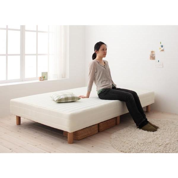 ベーシックポケットコイルマットレス ベッド シングル　脚15cm