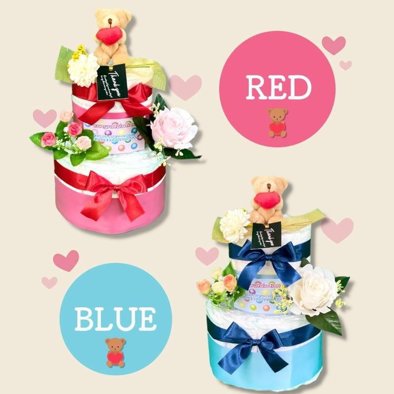 オムツケーキ シンプルおむつケーキ 中 オムツケーキ 出産祝い 内祝い お返し おむつケーキ 出産祝い スマイルポップ 通販 Yahoo ショッピング