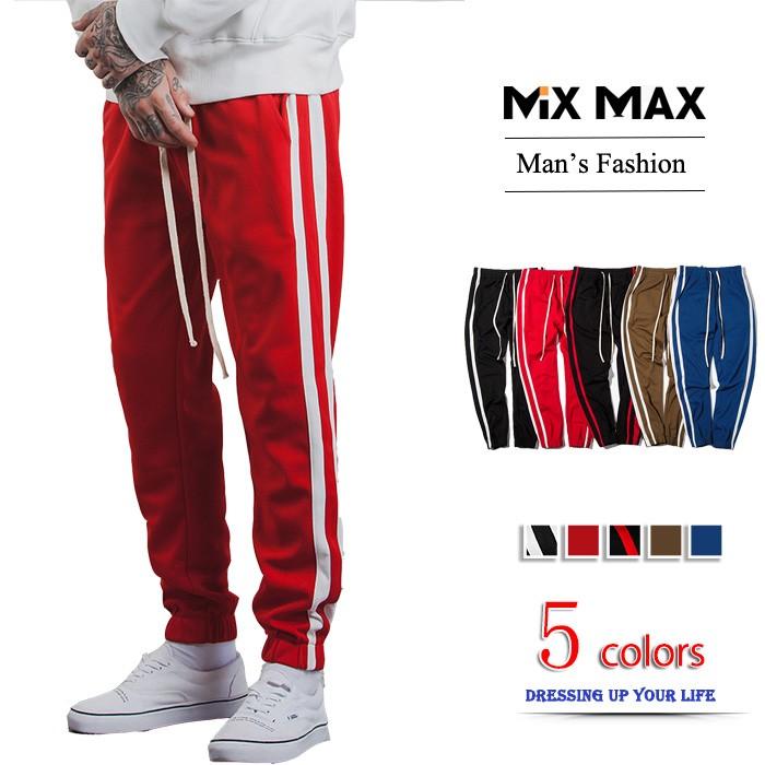 トラックパンツ ジャージ 古着 パフォーマンスロゴ 黒 ライン adidas