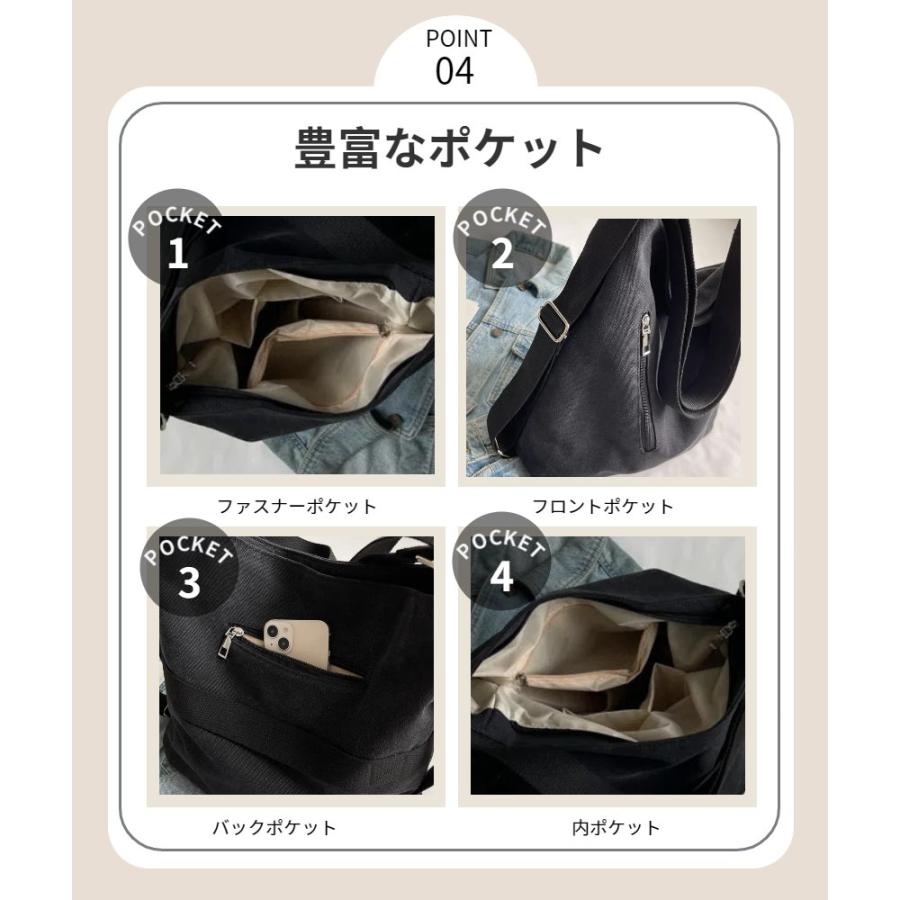ショルダーバッグ レディース リュック 3way バッグ キャンバスバッグ