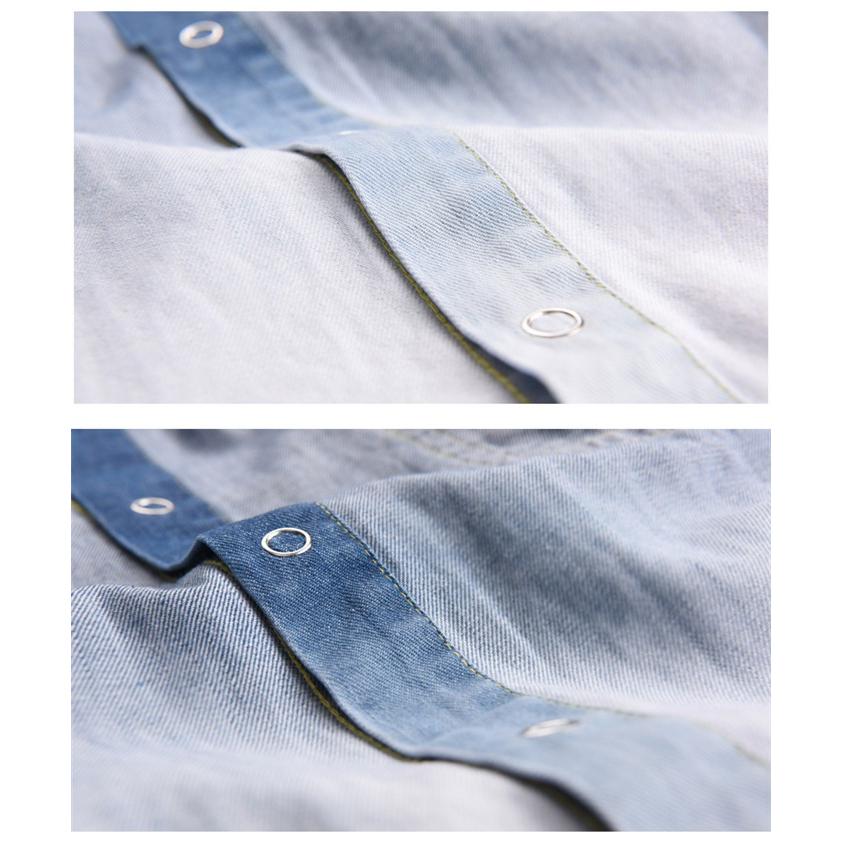 シャツ メンズ デニムシャツ 長袖 ユーズド加工 カジュアルシャツ 長袖シャツ 春シャツ 春服 17新作 春夏 Ccs367 Mixmax 通販 Yahoo ショッピング