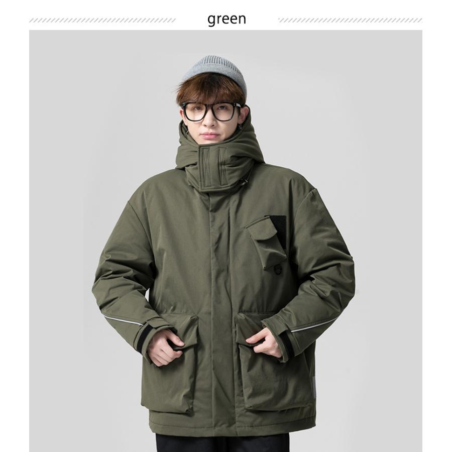 値引 暖かさを極めたダウンジャケット M L Xl Xxl Xxxl 4xl 冬服 羽織 秋冬服 暖かい 防寒 保温 アウター コート ジャケット 英語刺 ポケット ジッパー ダウン90 羽毛 フード付き メンズ ダウンコート ダウンジャケット 防寒 コート アウター