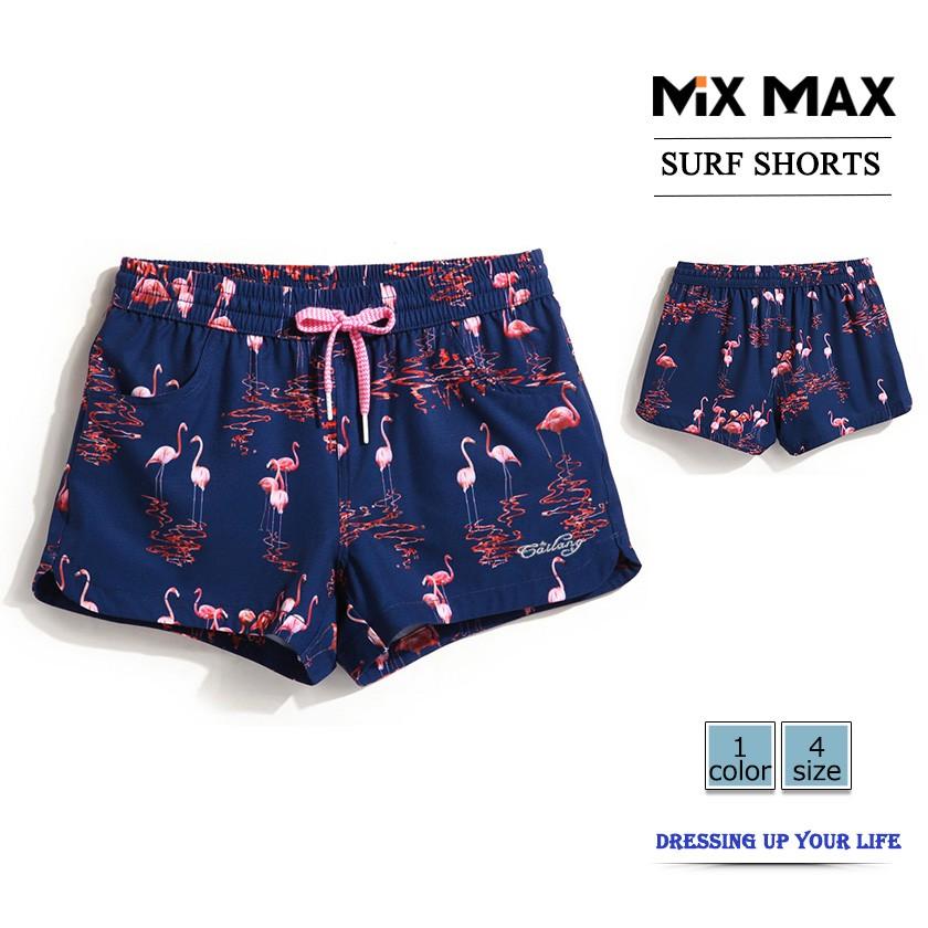 サーフパンツ 水陸両用 レディース 女 ハーフパンツ 短パン 海パン 海水パンツ 水着 速乾 ショートパンツ ショーツ ボードショーツ ストレッチ Glmxgwa1112 Mixmax 通販 Yahoo ショッピング