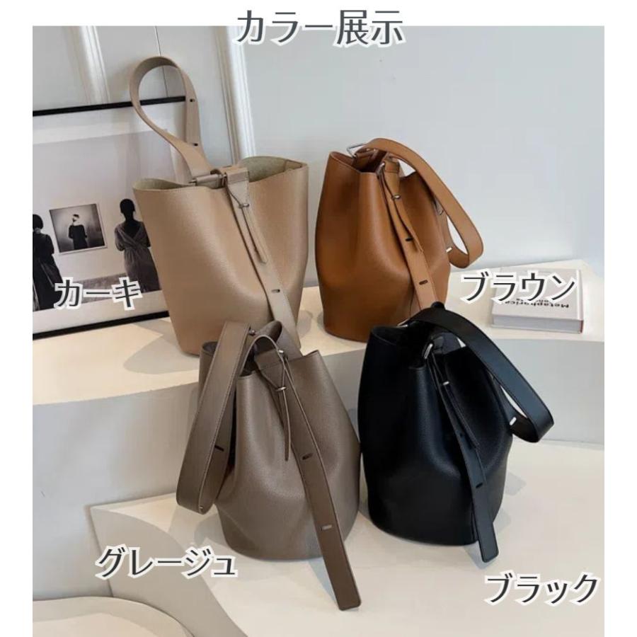 UR バケツ型バッグ ベージュ ブラウン UR バケツ型バッグ ベージュ ブラウン
