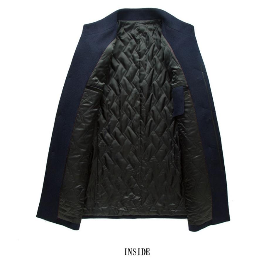 スタンドカラーコート チェスターコート 中綿コート ロングコート