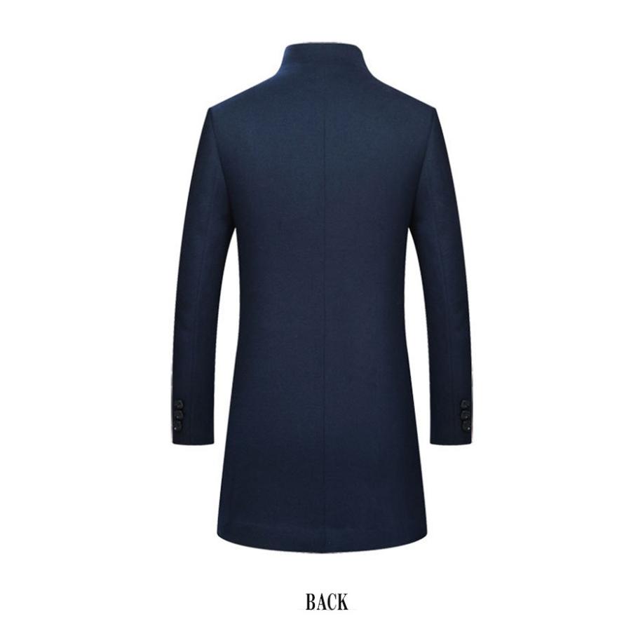 スタンドカラーコート チェスターコート 中綿コート ロングコート