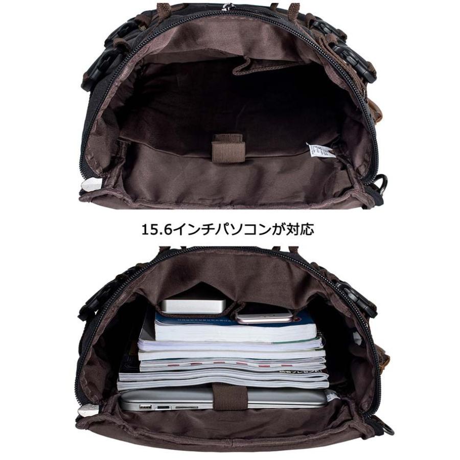 キャンバスリュック 3WAY キャンバス リュック バックパック デイパック ショルダー 斜め