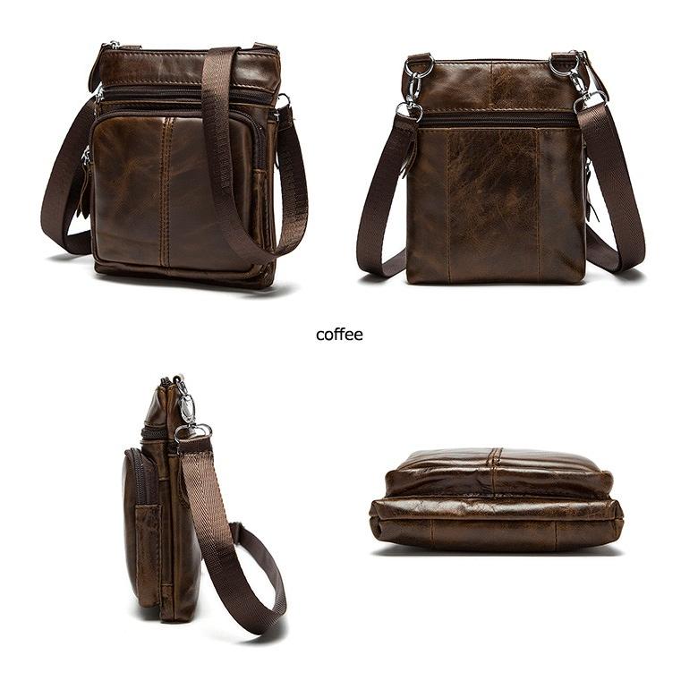 ショルダーバッグ スマホショルダー メンズ 本革 牛革 レザー 斜め掛け