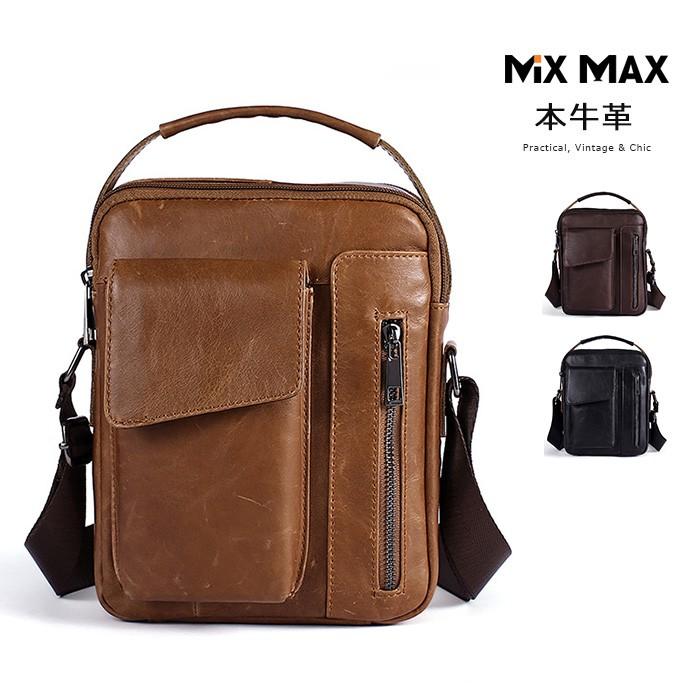 ショルダーバッグ 斜め掛け 肩掛け メンズ 2way 本革 厳選牛革 レザー 革 バッグ Ipad収納 小物入れ 通学 アウトドア カバン 父の日 Mlmx11 Mixmax 通販 Yahoo ショッピング