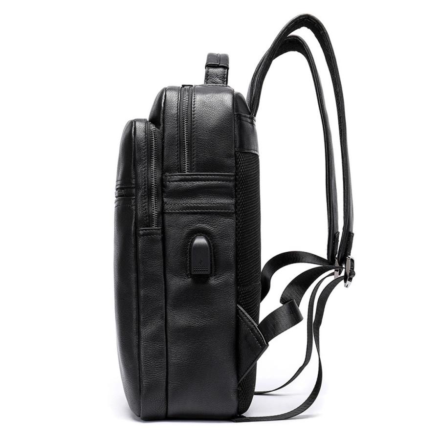 本革 厳選牛革 レザー リュック リュックサック バックパック メンズ