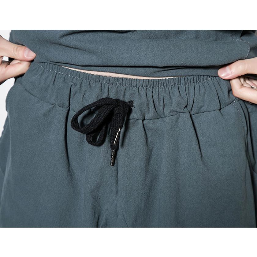 セール セットアップ 綿麻 リネン 上下セット メンズ パーカー プル