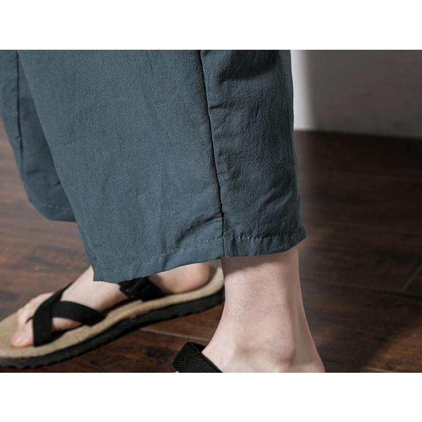 セール セットアップ 綿麻 リネン 上下セット メンズ パーカー プル