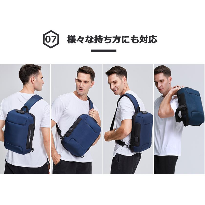 多機能 ボディバッグ ショルダーバッグ メンズ 斜めがけ 超軽量