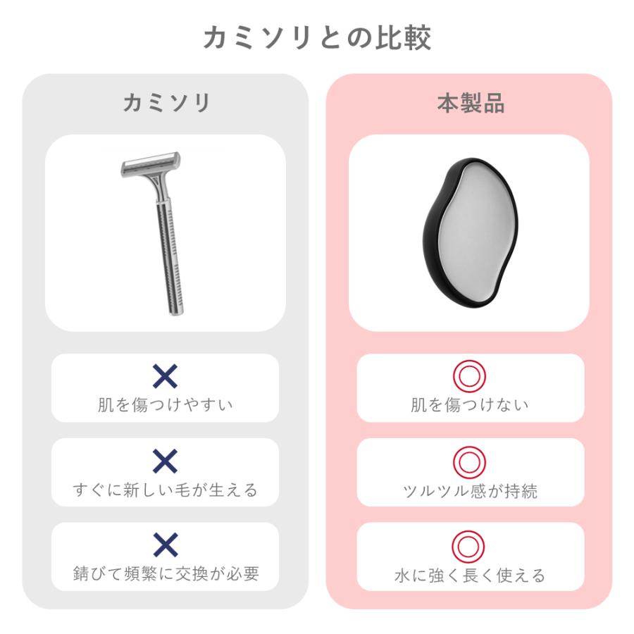 限定半額】脱毛パッド 脱毛器 ナノガラス製 痛くないムダ毛ケア 電気