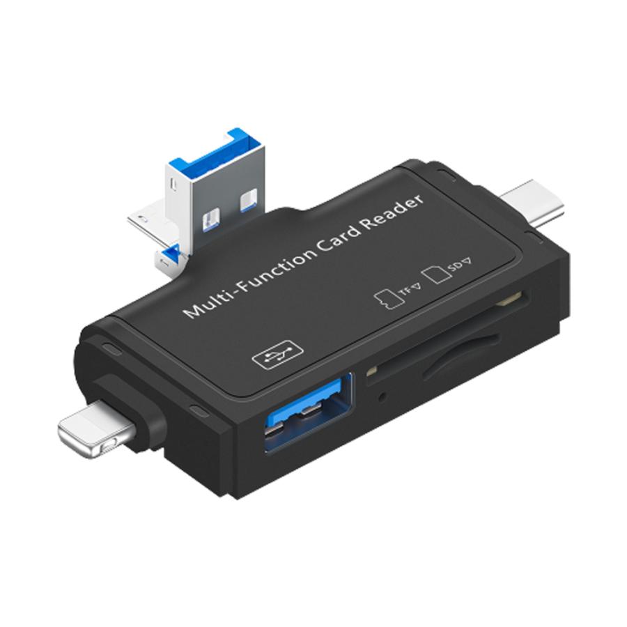 SDカードリーダー USB iPhone 高速 マルチ バックアップ android pc メモリー データ移行 デジカメ 双方向 lightning アプリ不要 挿すだけ 簡単 機種変更｜smileselect｜14