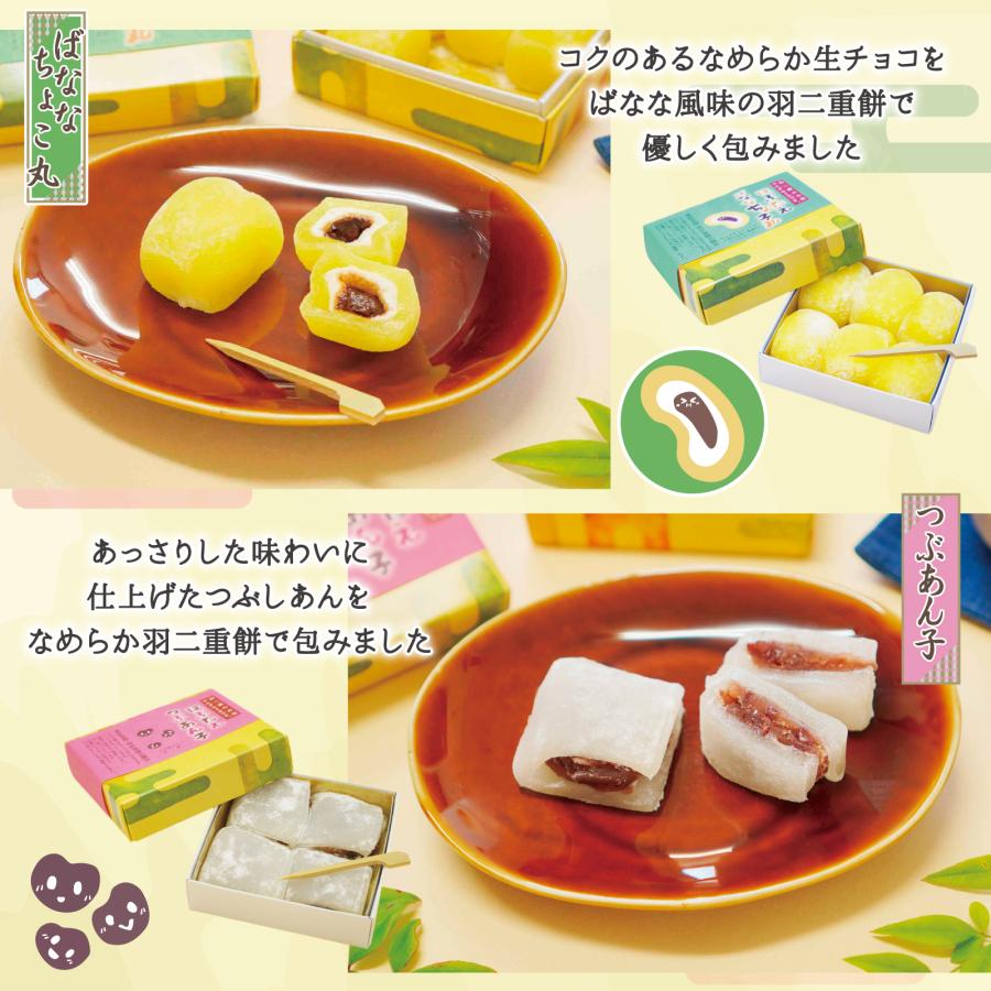 羽二重餅の古里 羽二重餅 はぶたえ 選べる 2個セット 小箱 食べきり そうたろう様４５粒種子セット♪