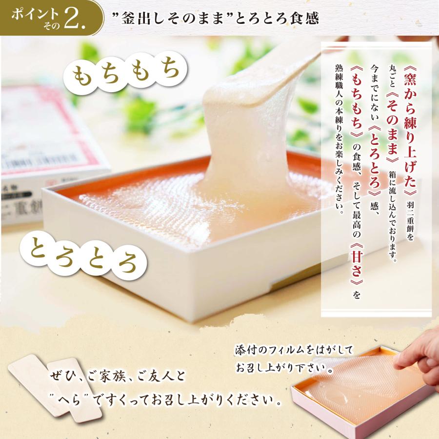 生羽二重餅 ノーマル ミニ 160g 羽二重餅 ヒルナンデスで紹介！ 1000円ポッキリ 餅 和菓子 スイーツ お菓子 福井銘菓 ギフト お土産 内祝い | 羽二重餅の古里 | 02