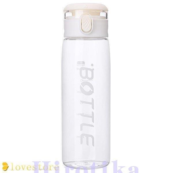 450ml 550ml 水筒 ワンタッチオープン 目盛り 直飲み クリアボトル ウォーターボトル フィルター付き 携帯ポット 水筒 スリム 今年も話題の