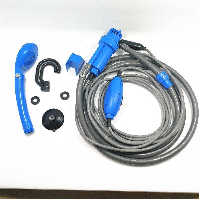 ファッション通販 電動シャワー ポータブルシャワー 携帯シャワー 簡易シャワー 海水浴 洗車 アウトドア Academydosaber Com