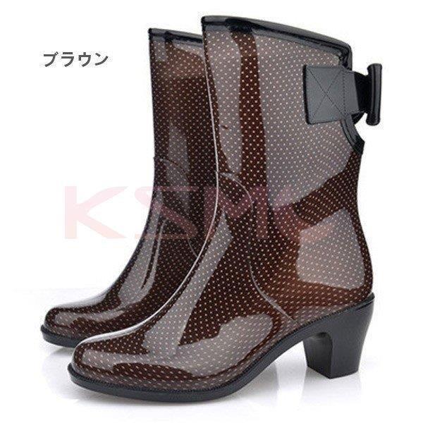 満点の レディース レインシューズ 長靴 レインブーツ ロングブーツ 梅雨 おしゃれ 雨靴 ヒール かわいい おしゃれ ロング 半袖 カラー ブラウン Www Sustentec Com Br