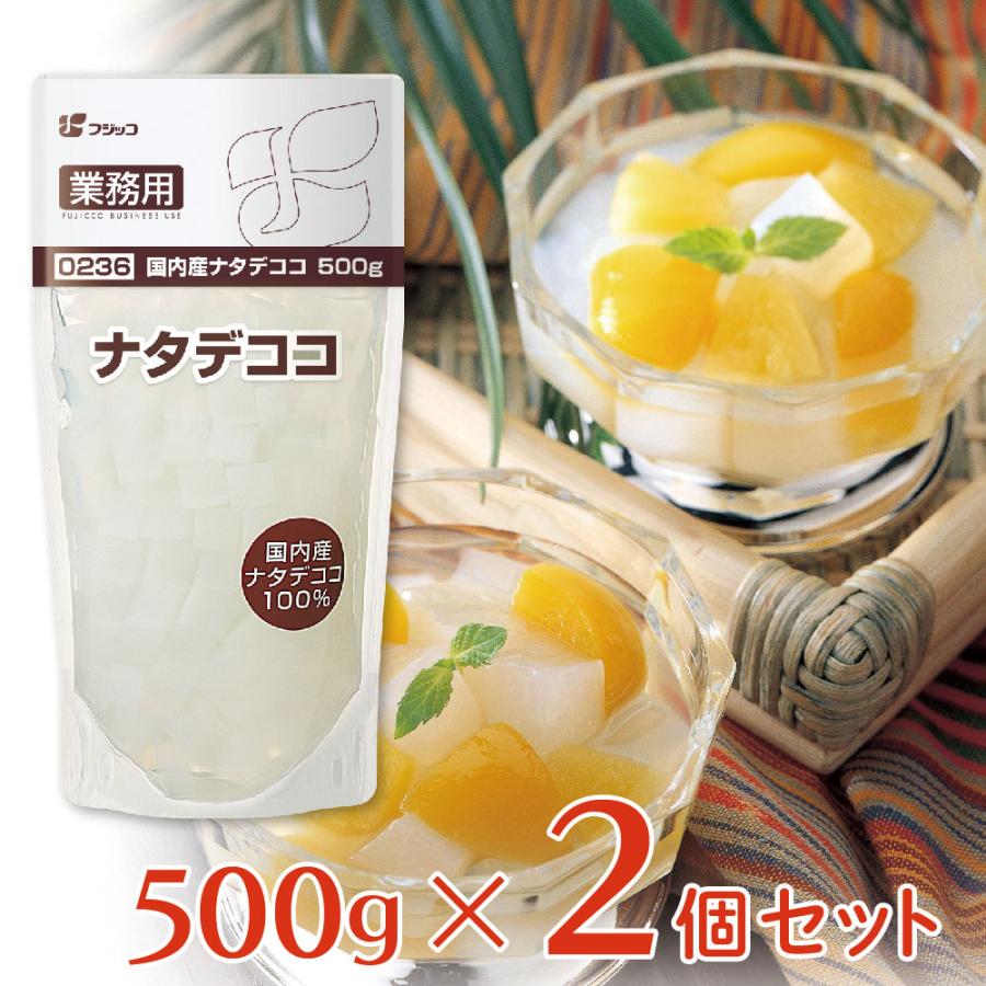 フジッコ 業務用 国内産ナタデココ 500g×2個 : Smile Spoon - 通販