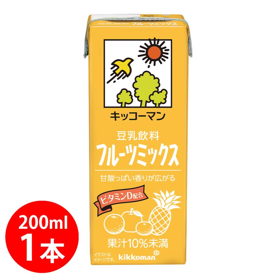 豆乳飲料 フルーツミックス 200ml | 紀文