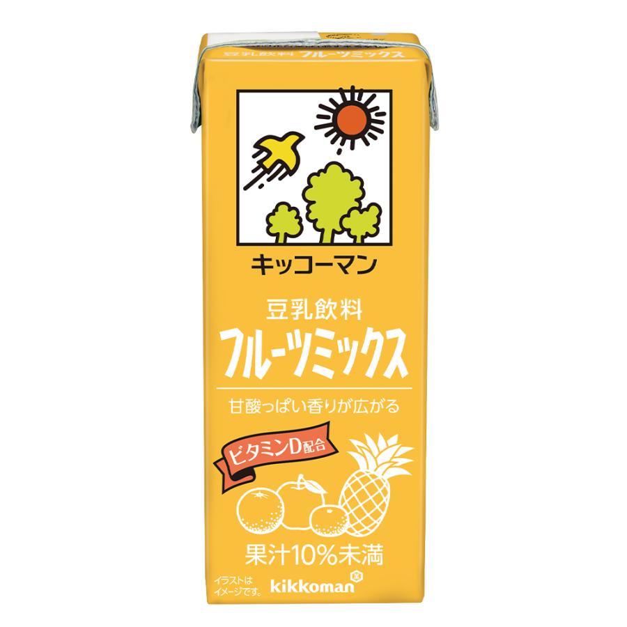 豆乳飲料 フルーツミックス 200ml | 紀文 | 01