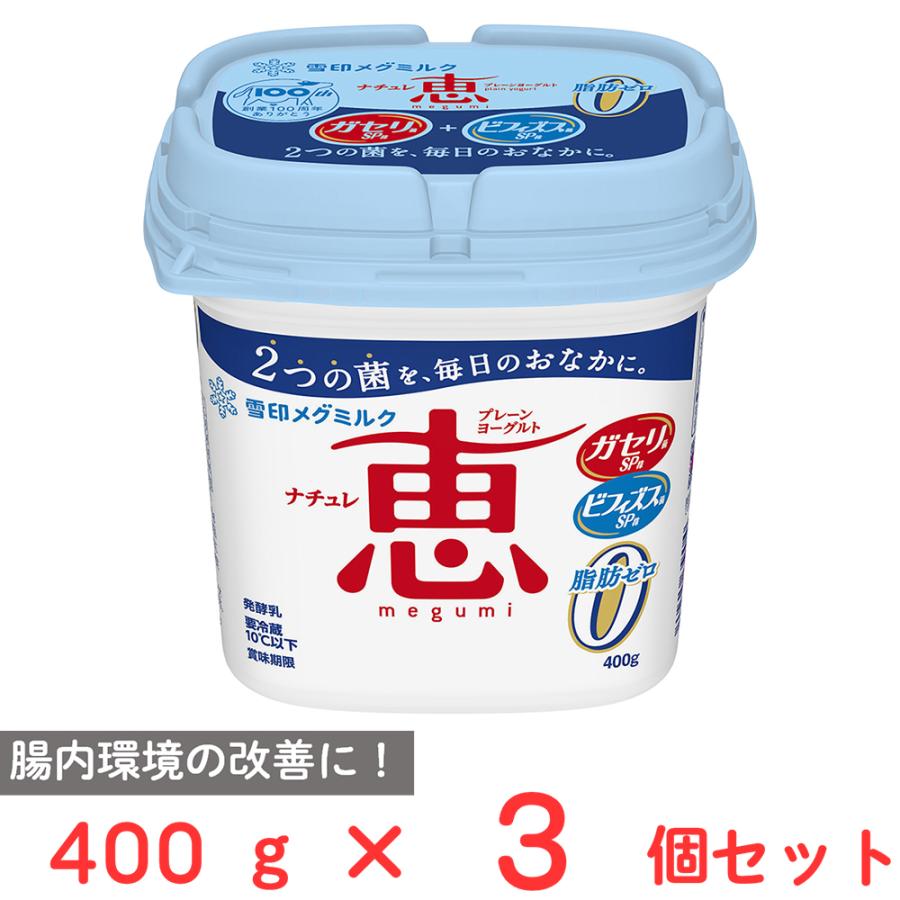 雪印メグミルク [冷蔵]雪印メグミルク ナチュレ恵 megumi 脂肪0 400g