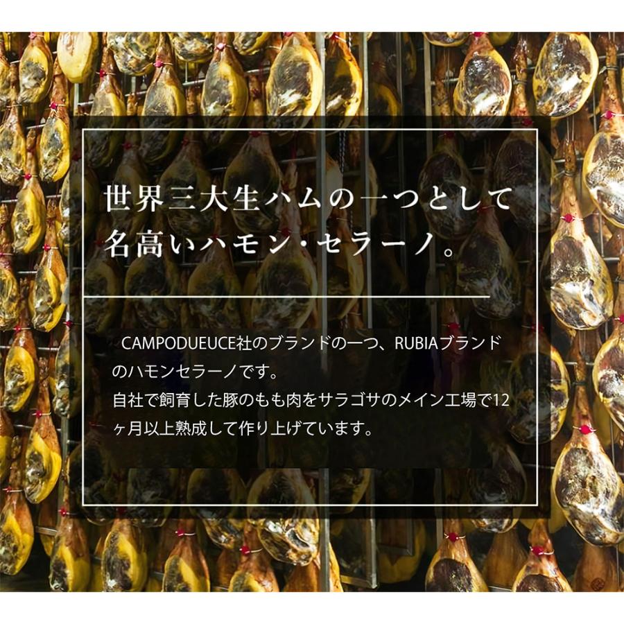 冷蔵 アサヒグラント RUB ハモンセラーノ スライス 50g ×10個｜smilespoon｜03