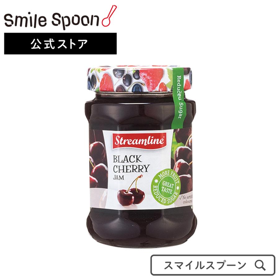 ジャム ストリームライン ブラックチェリージャム 340ｇ 6個 キタノ商事 キタノ商事 Smile Spoon 通販 Paypayモール