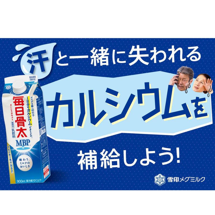 毎日骨太 [冷蔵]雪印メグミルク MBP 900ml×6個 : Smile Spoon - 通販