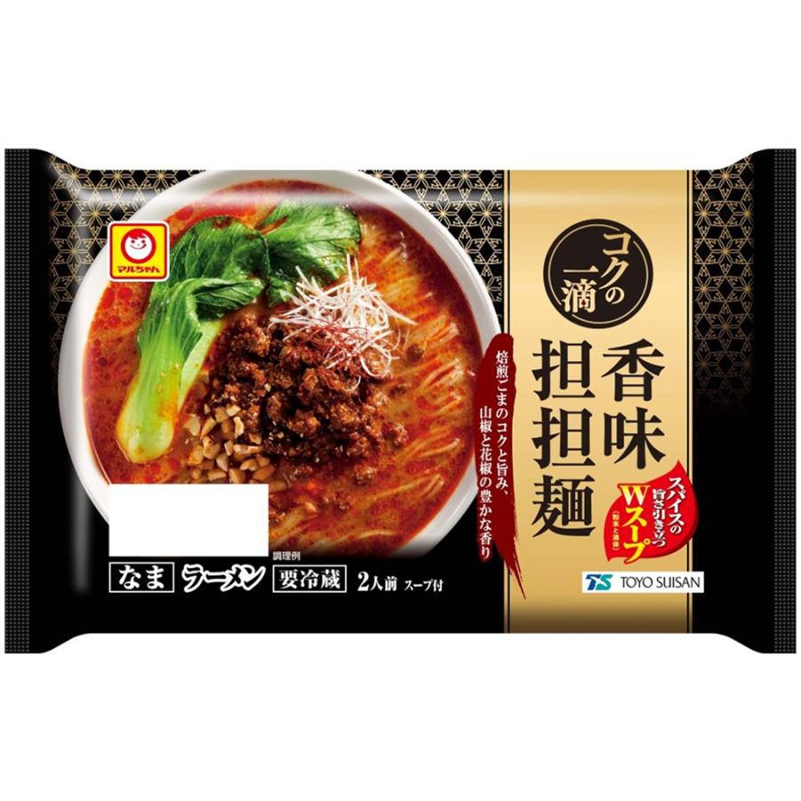 マルちゃん [冷蔵] 東洋水産 コクの一滴 香味担担麺 2人前 (110g×2)×5