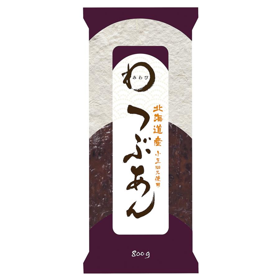 遠藤製餡 みわび 北海道産 つぶあん 800g×3個 : Smile Spoon - 通販