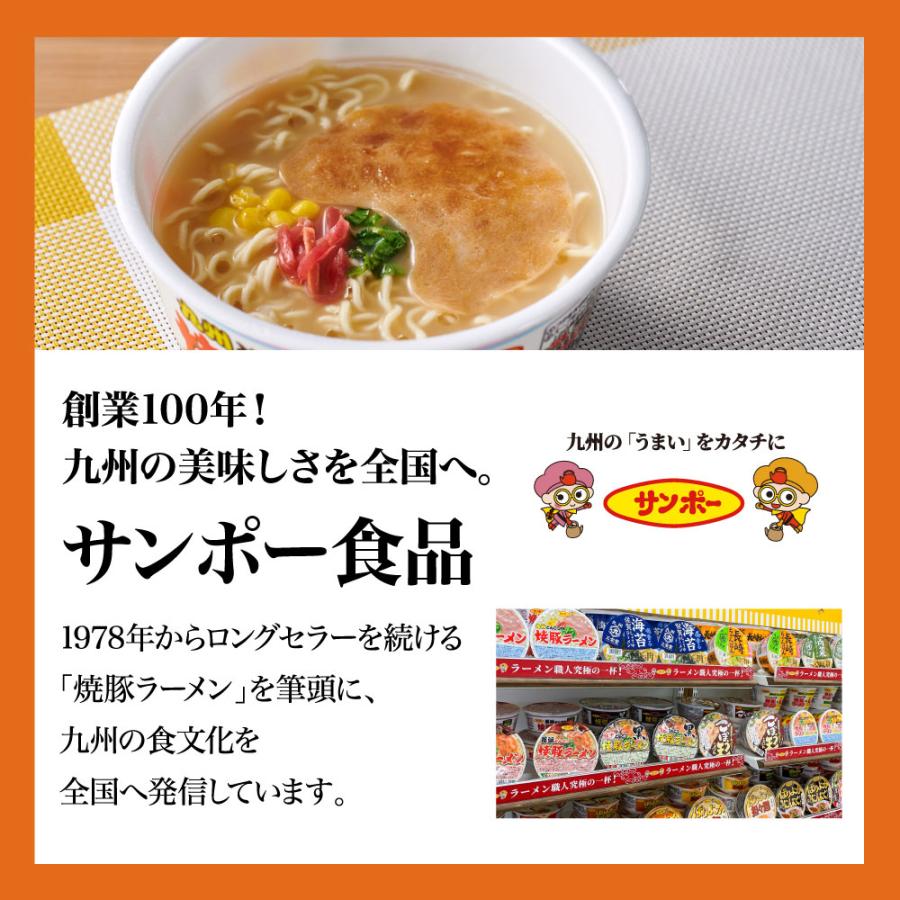 九州三宝堂 サンポー食品 高菜博多ラーメン 97g×12個 : Smile Spoon