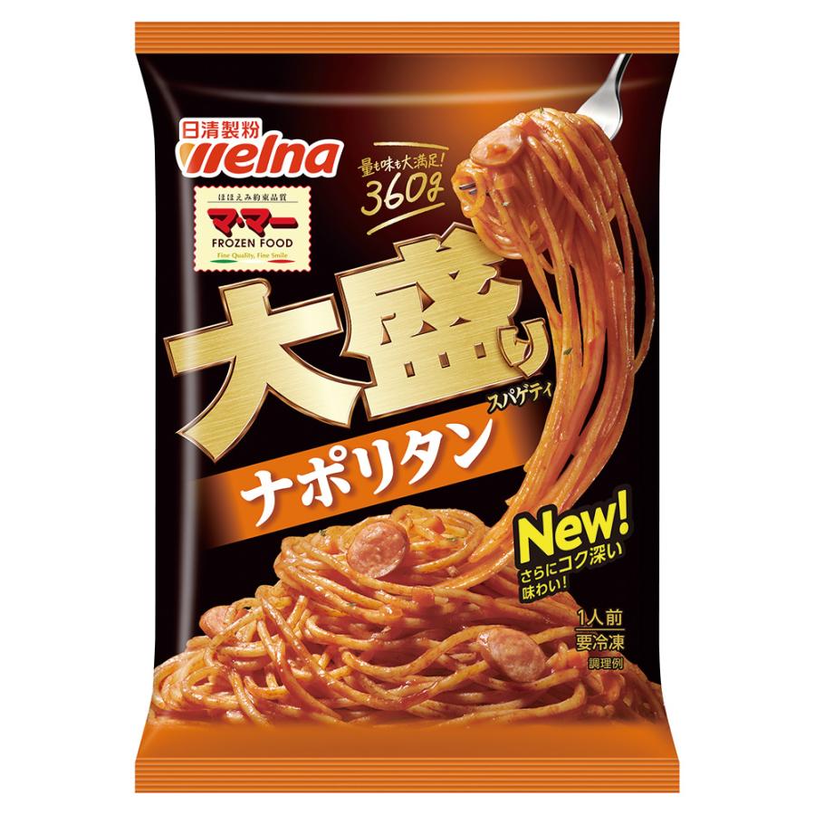 マ・マー [冷凍食品] 大盛りスパゲティ ナポリタン 360g×14個 : Smile