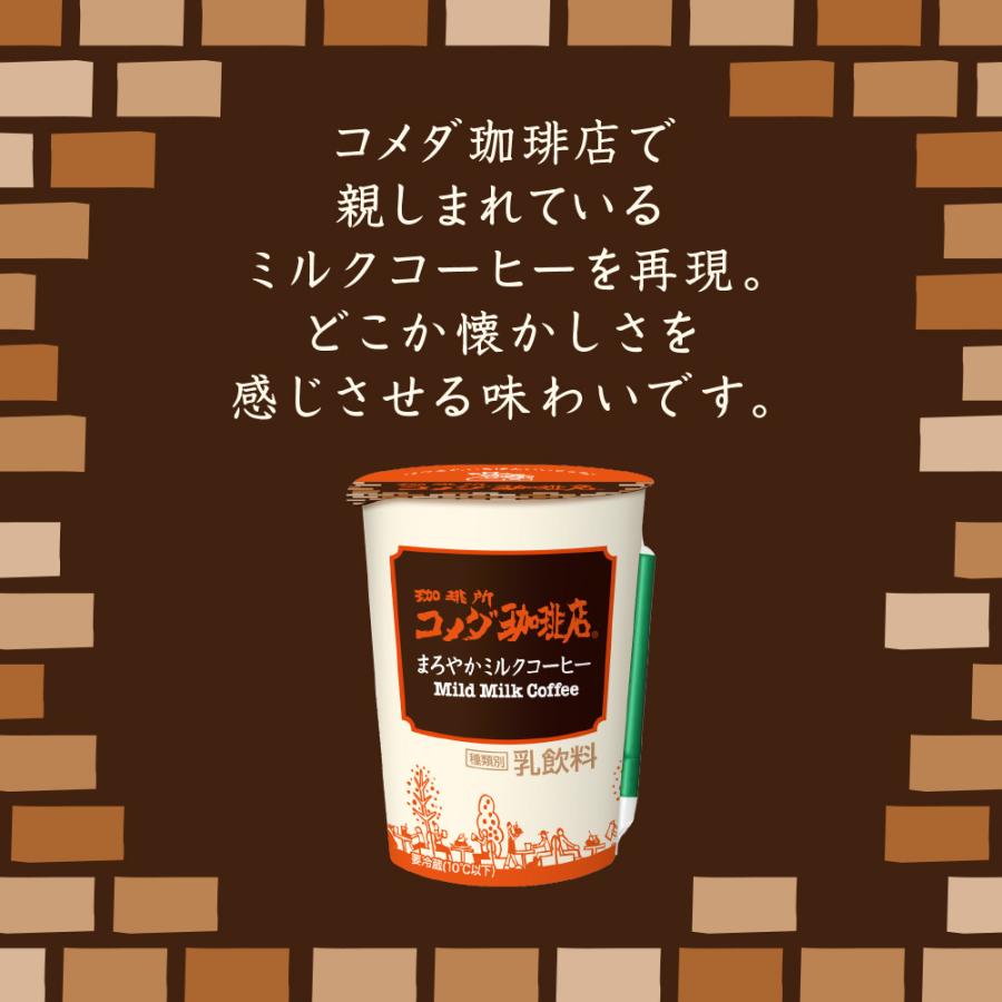 冷蔵 トーヨービバレッジ 珈琲所 コメダ珈琲店 まろやかミルクコーヒー 290ml×5個｜smilespoon｜04