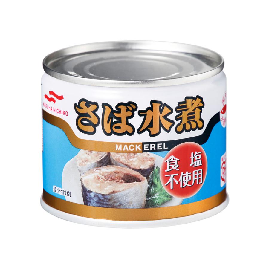 MARUHA NICHIRO（マルハニチロ） さば水煮 食塩不使用 190g×24個