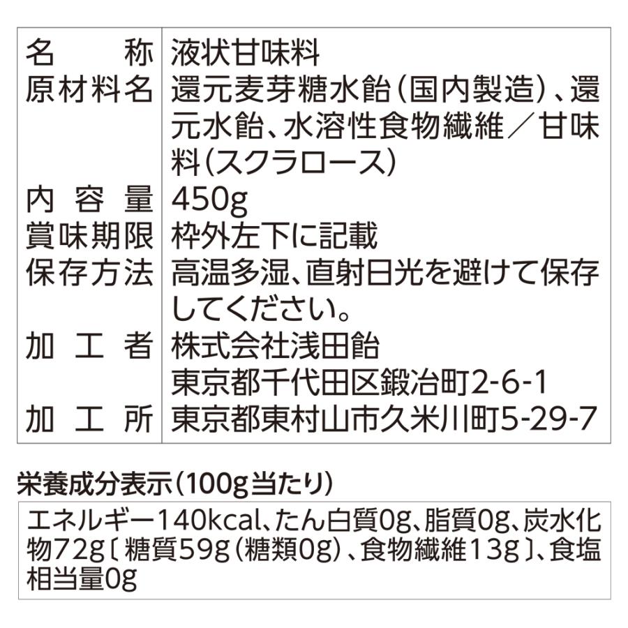浅田飴 シュガーカットS 450g×24本の画像