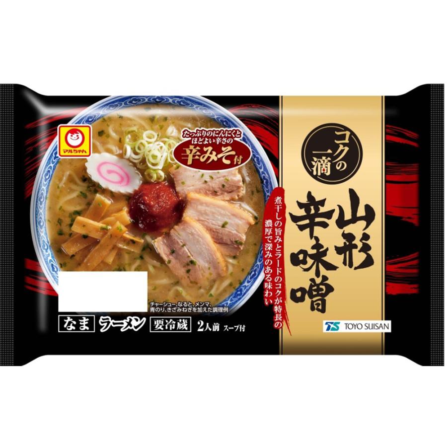 マルちゃん [冷蔵] 東洋水産 コクの一滴 山形辛味噌 2人前 (110g×2)×5