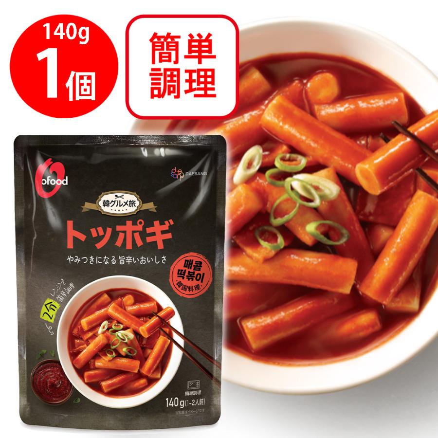 Bnfrom Fromフードトッポギ DAESANG（大象） 大象(デサン)ジャパン トッポギ（パウチ） 140g