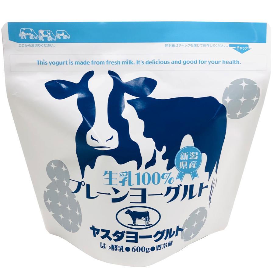 冷蔵] ヤスダヨーグルト プレーンヨーグルト 600g×6個 : Smile Spoon