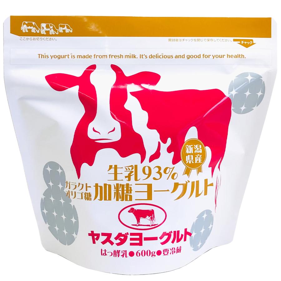 冷蔵] ヤスダヨーグルト 加糖ヨーグルト 600g×6個 : Smile Spoon